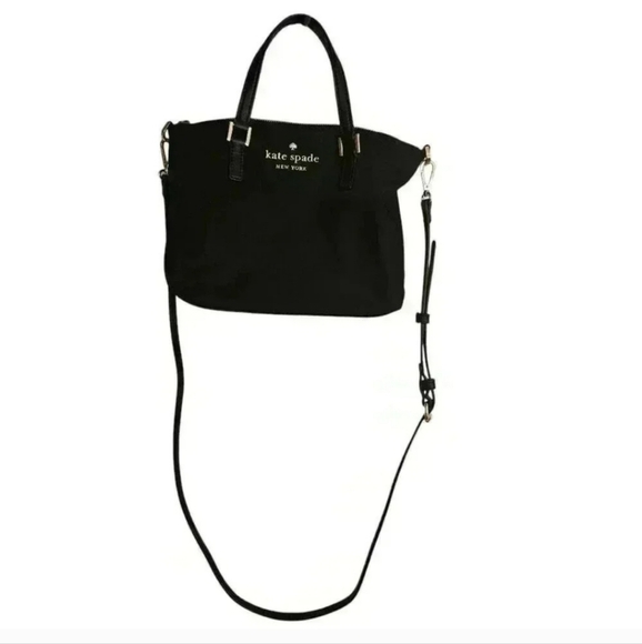 Kate Spade Watson Lane Lucie Crossbody handbag Black Purse Bag Logo - Like New - Picture 14 of 14